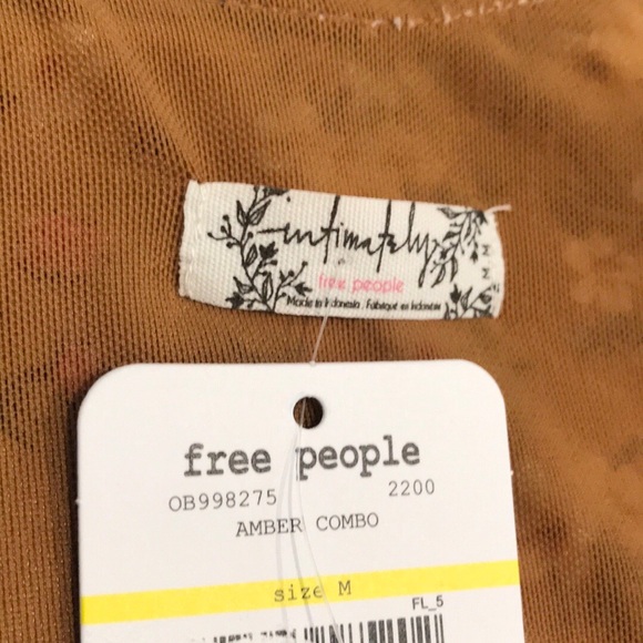 Free People Let Me Love Brown Cami. XS - Picture 3 of 7